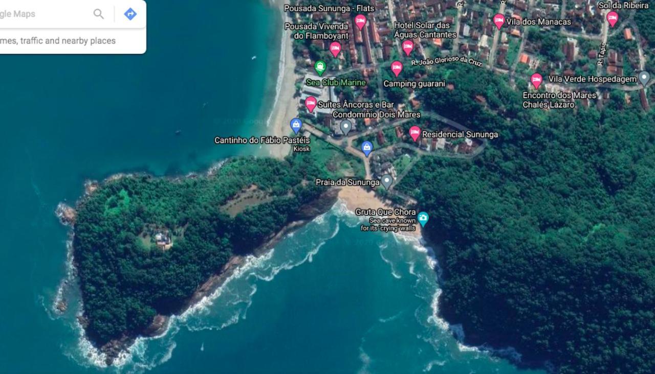 Casa Pe Na Areia Fechado Com Piscina Na Sununga - Ubatuba