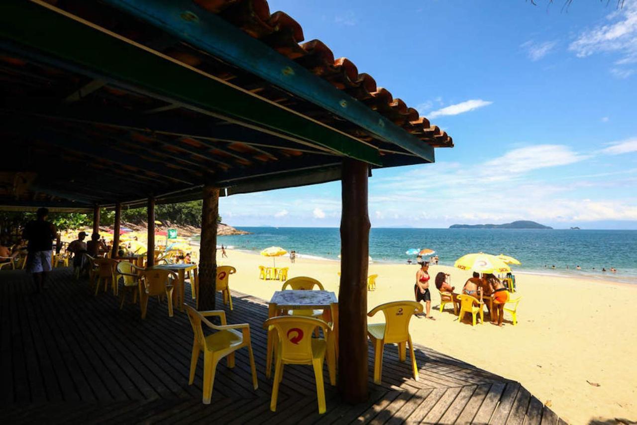 Casa Pe Na Areia Fechado Com Piscina Na Sununga - Ubatuba